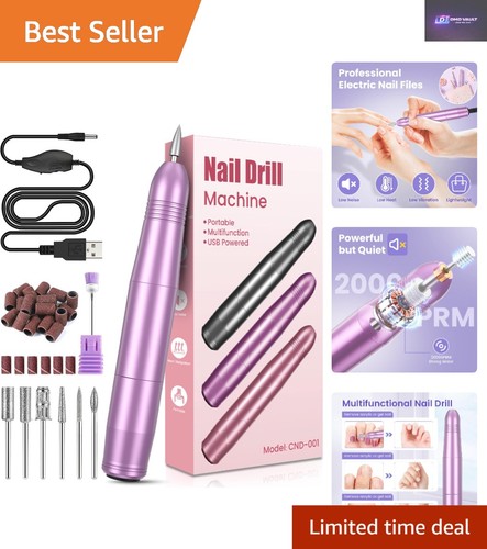 Portable electric nail file - portable,
