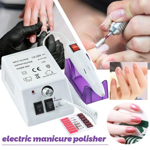 Electric nail art - electric, file