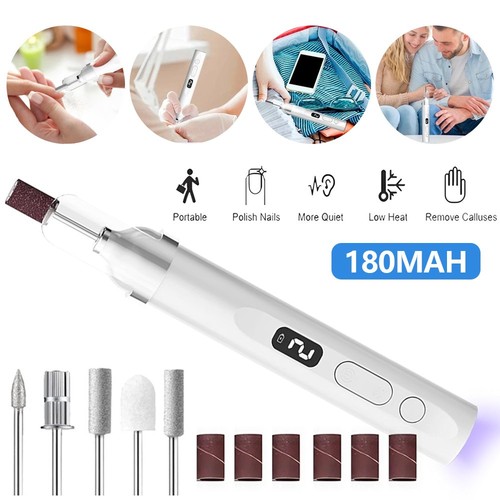 Electric nail file drill - file,