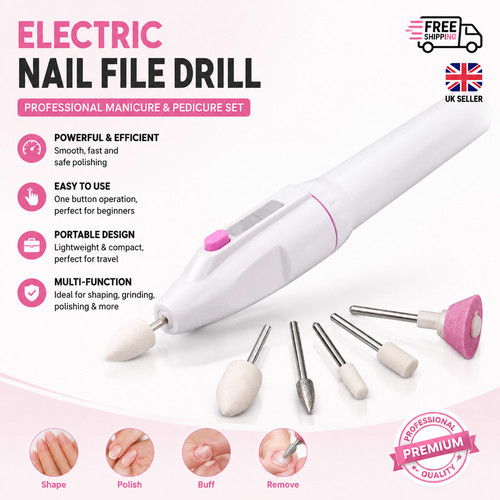 Electric nail file drill - electric,