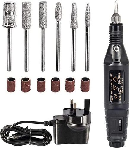 Electric nail file - nail, drill