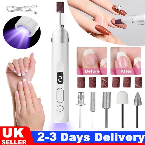 Electric nail file drill - file,