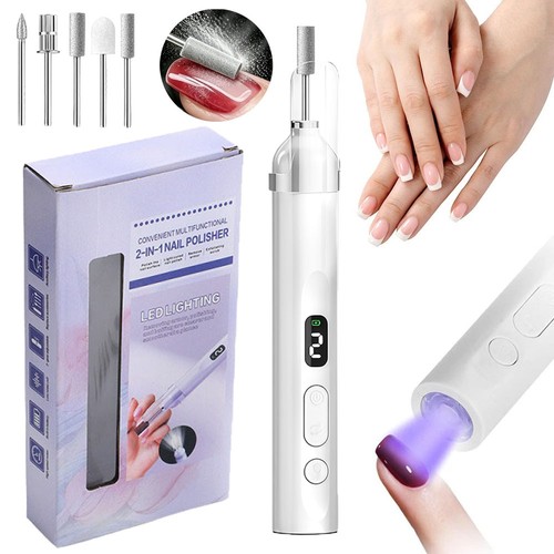 Electric nail file toe - file,