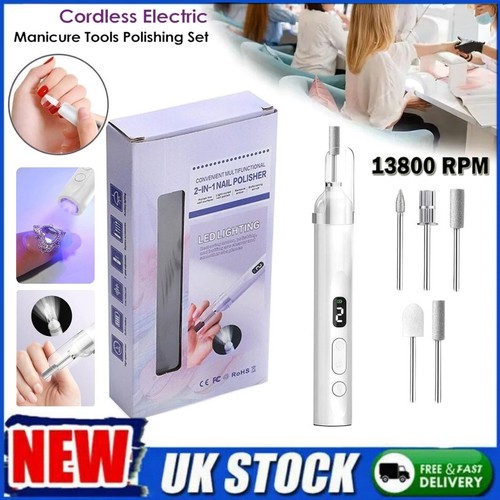 Electric nail file drill - file,