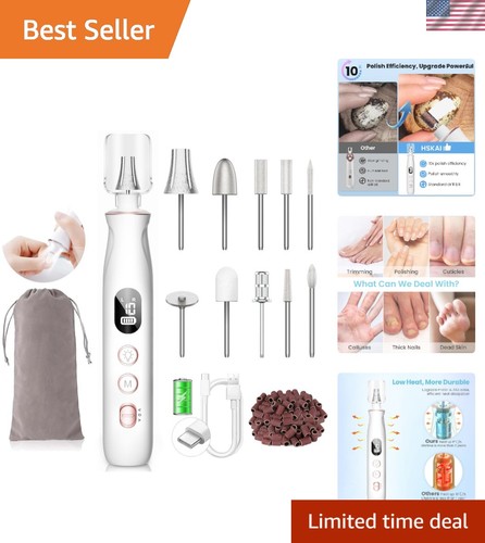 Cordless nail file with - nail, 10