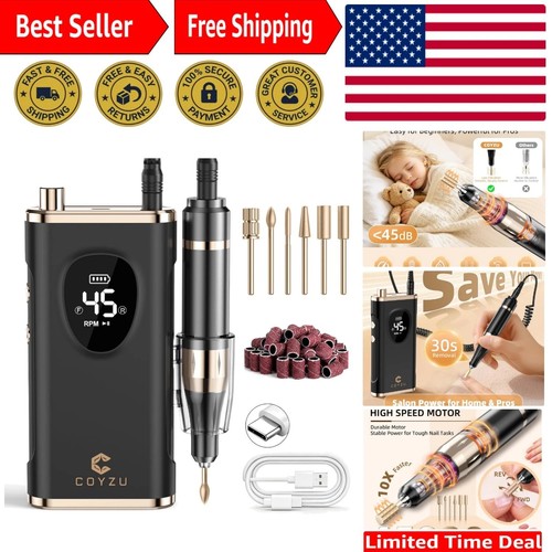 Portable high speed - nail, file