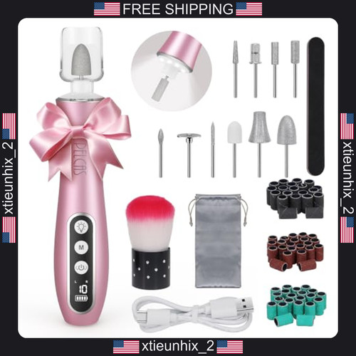 Electric nail file kit - nail,